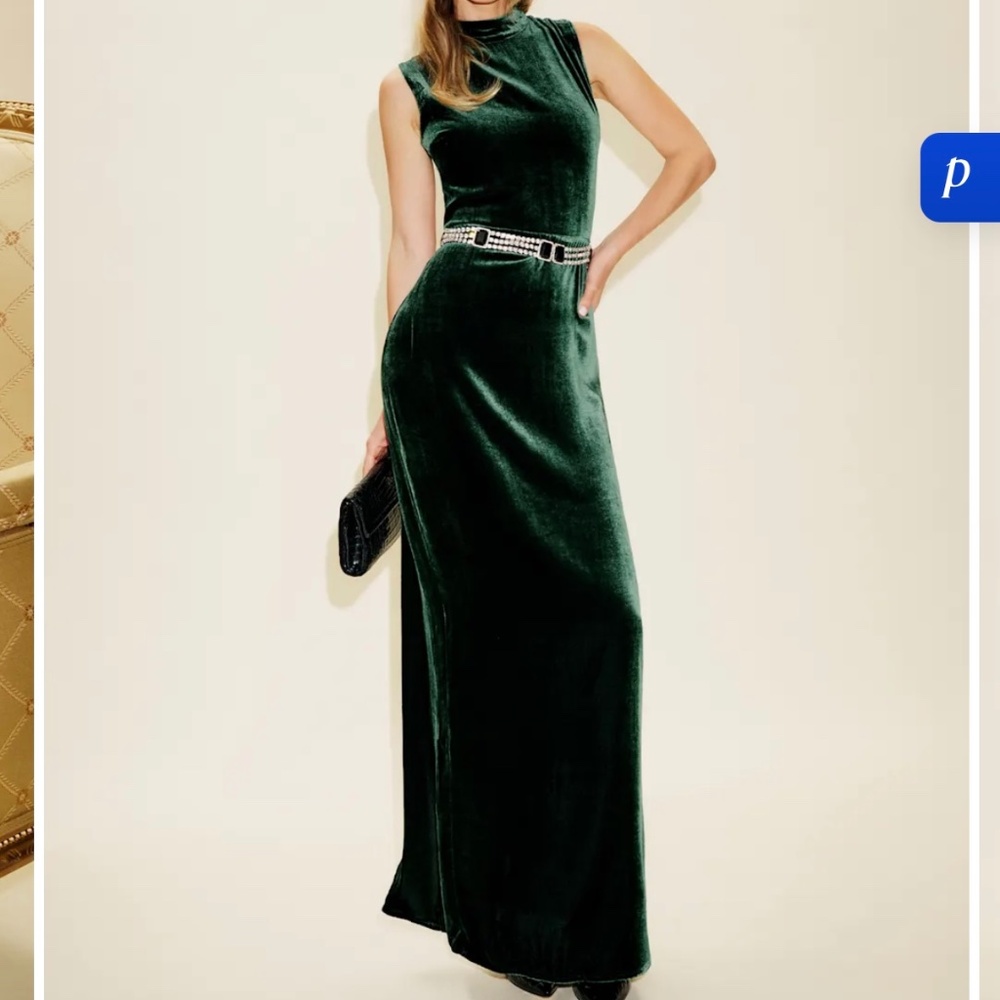 Reformation - Yarden Velvet Dress